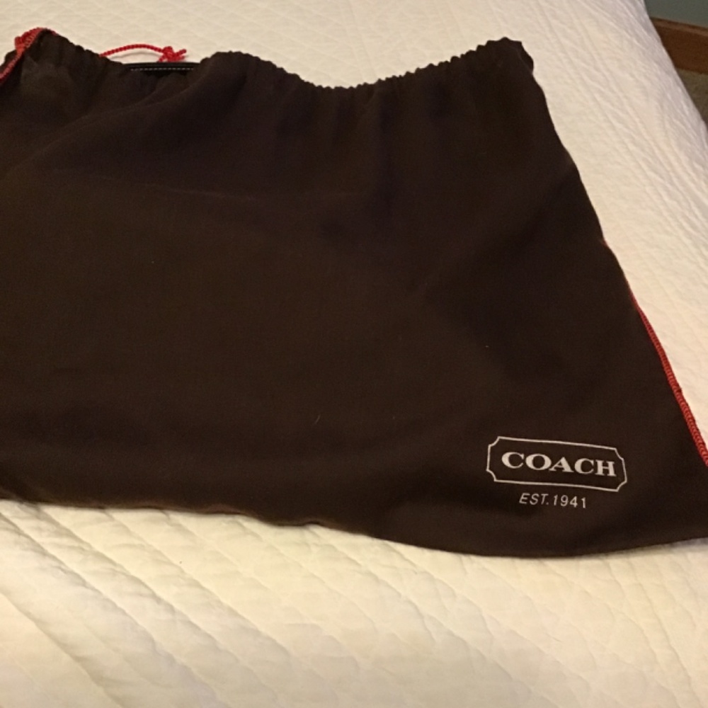 Black leather Coach hobo - Picture 4 of 4